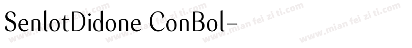 SenlotDidone ConBol字体转换
